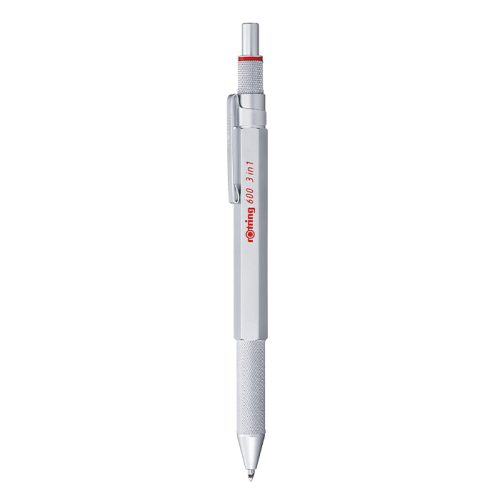Rotring-ดินสอกด-รุ่น-600-3in-1- 0.5-มม.-สีเงิน